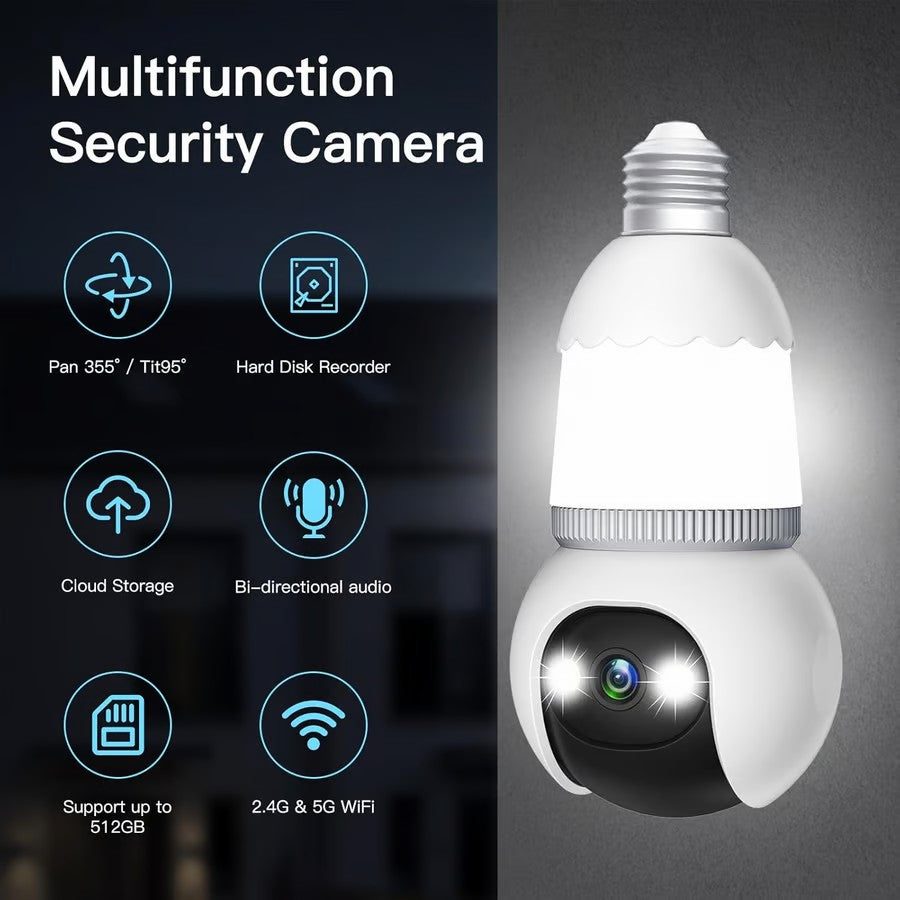CAMARA DE VIGILANCIA TIPO BOMBILLA
