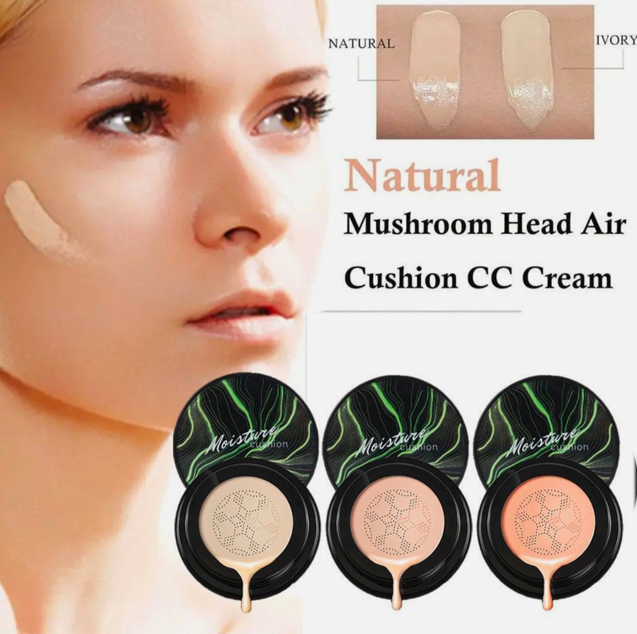 MOISTURE CUSHION BASE MAQUILLAJE VIRAL