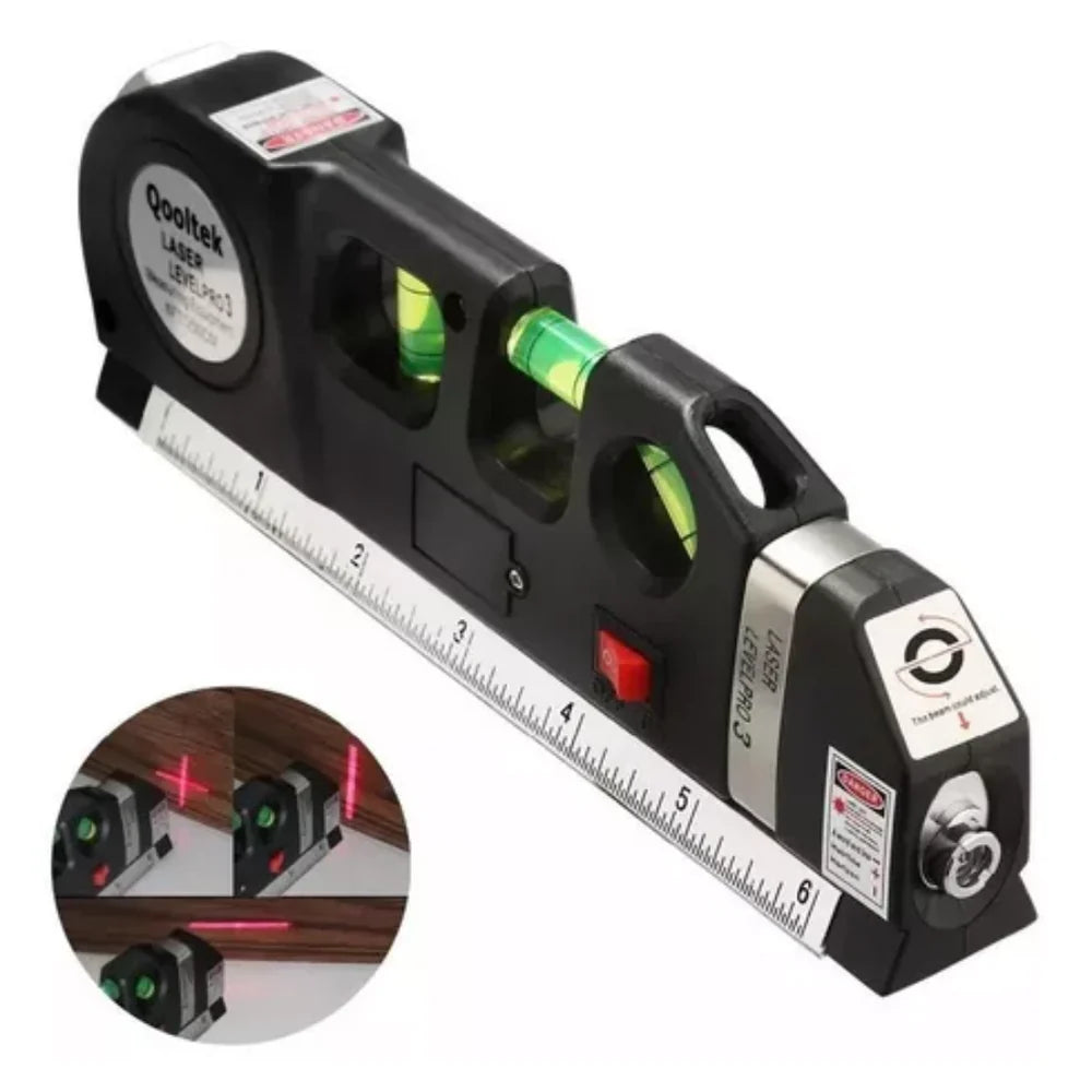 NIVEL LASER PRO: HERRAMIENTA 4 EN 1