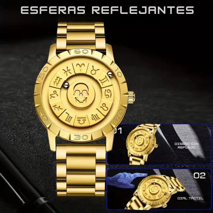 RELOJ MAGNETICO GOLD