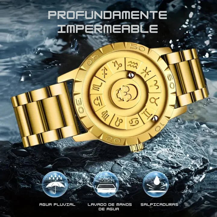 RELOJ MAGNETICO GOLD