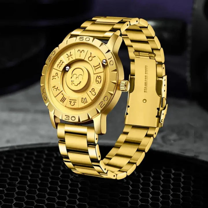 RELOJ MAGNETICO GOLD