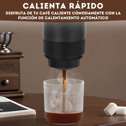 Cafetera Portátil  con sistema 3 en 1