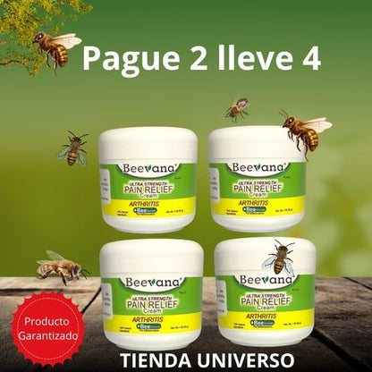BEEVANA:CREMA REVITALIZANTE MUSCULAR( PAGA 2 LLEVA 4)